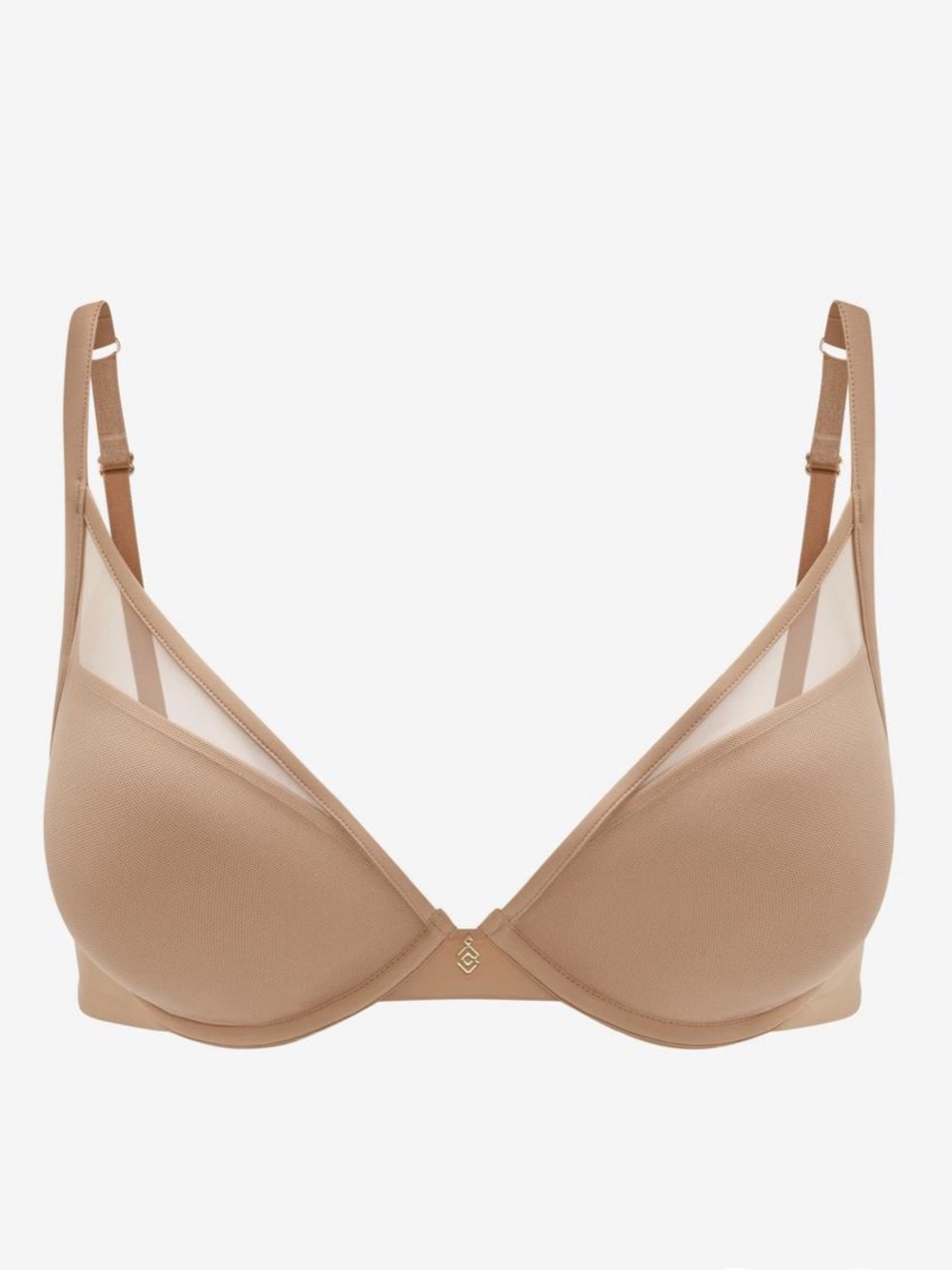 ThirdLove 24/7 Classic Uplift Plunge Bra in Taupe NWT 34B & 38C